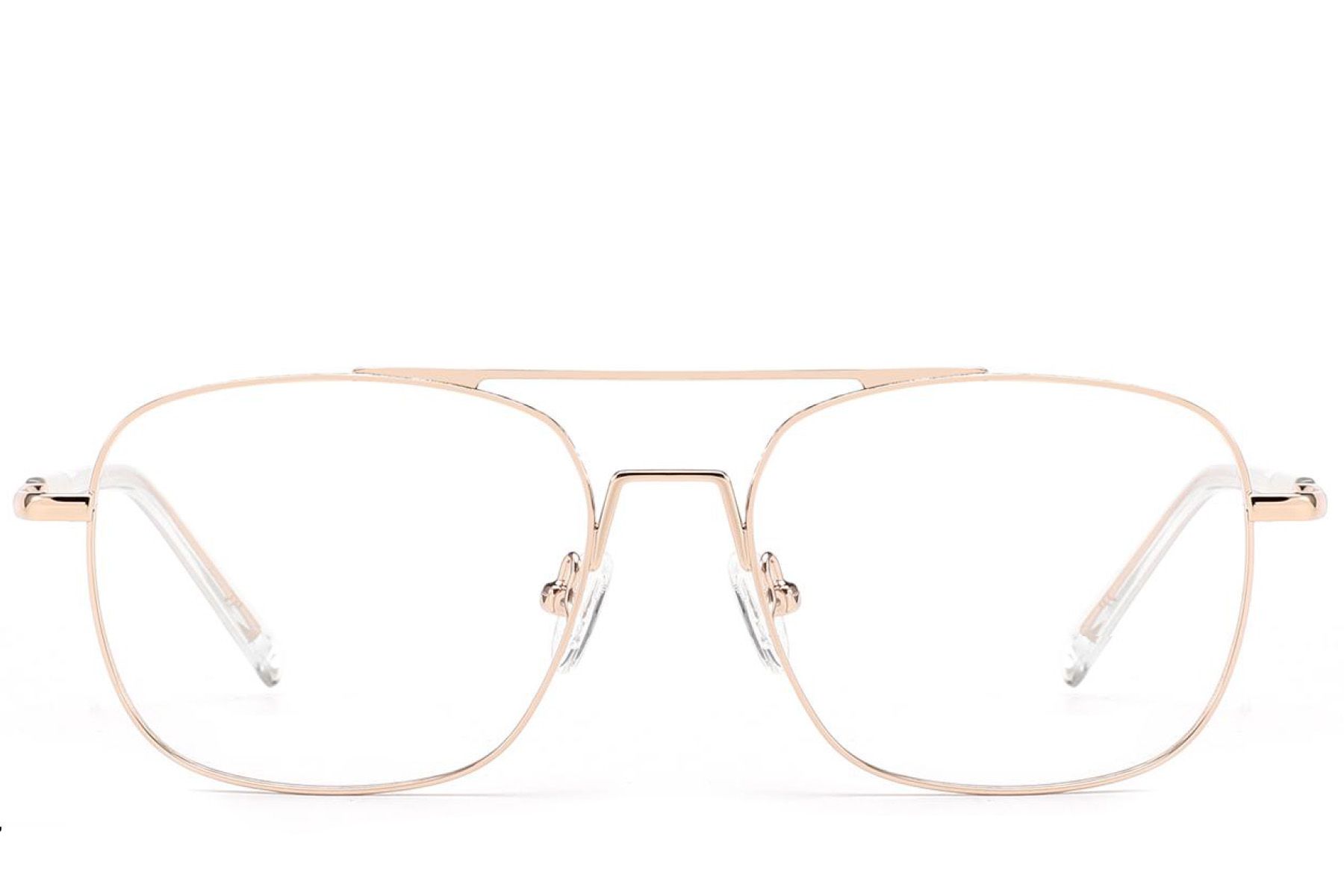 Gafas de aviador de metal dorado #BS2012-3170
