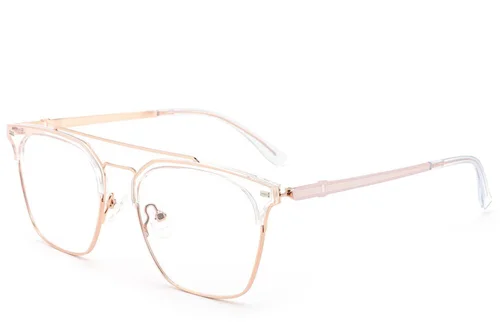 Lunettes aviateur en métal rose #BS2012-3217