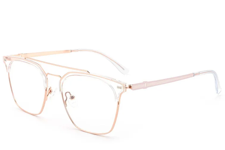 Gafas de aviador de metal rosa #BS2012-3217