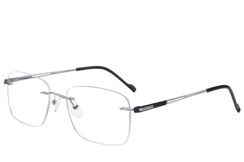 Lunettes invisibles en métal argenté #BS2012-3221