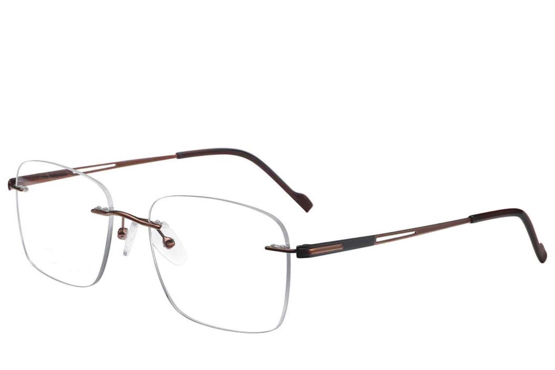 Gafas invisibles de metal de cobre #BS2012-3224