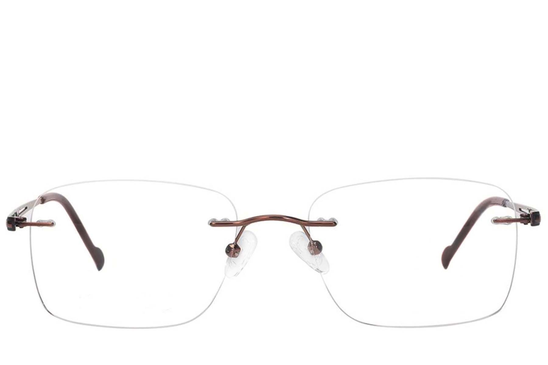 Gafas invisibles de metal de cobre #BS2012-3224