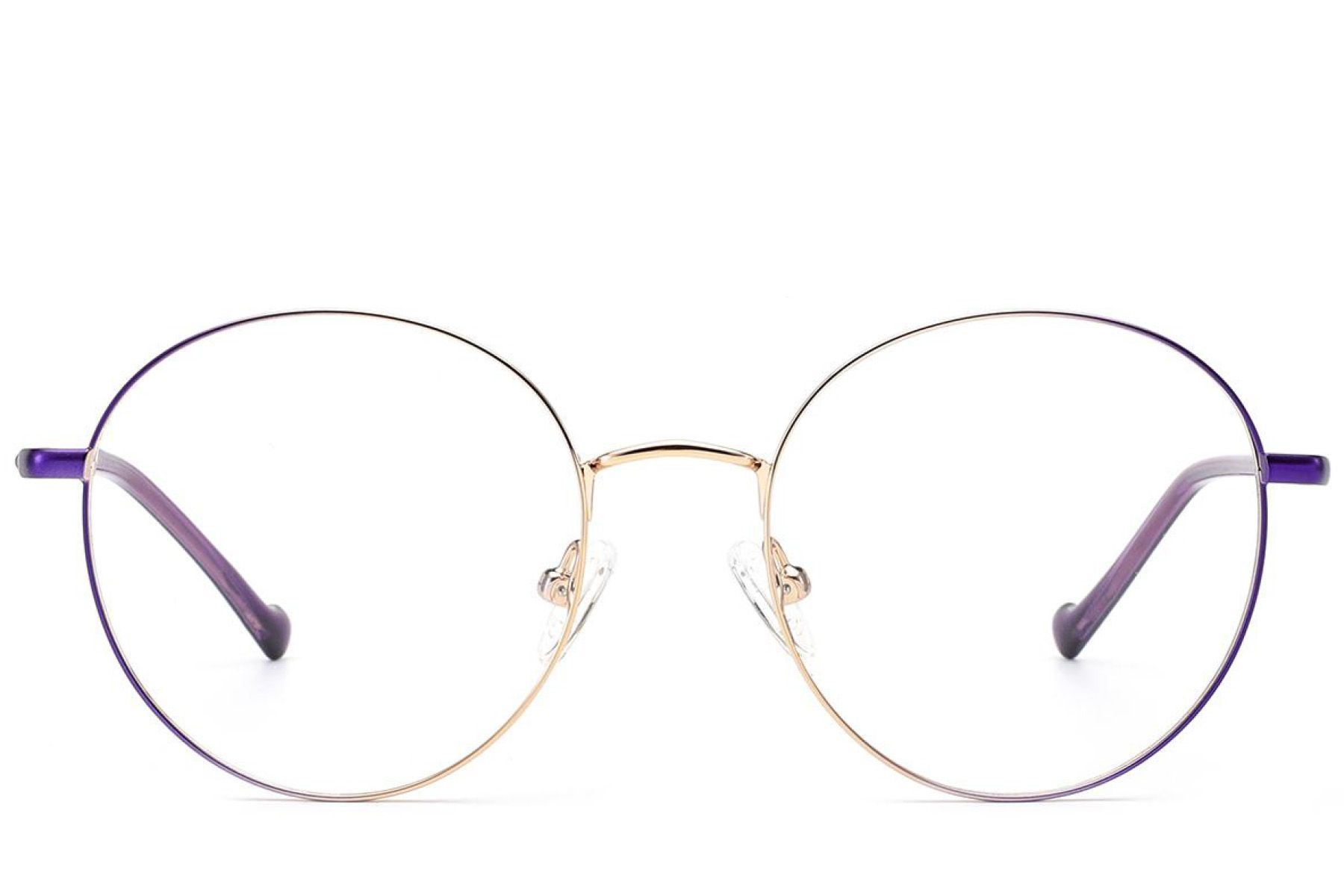 Ovale lila Metallbrille #BS2012-3247