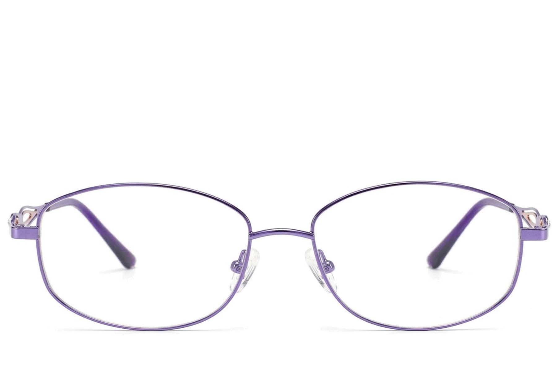 Vasos rectangulares de metal morado #BS2012-3285