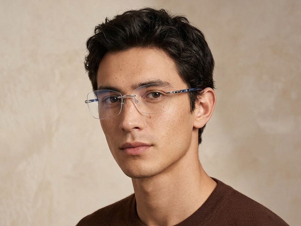 Invisible Silver Metal Glasses #BS2012-3310