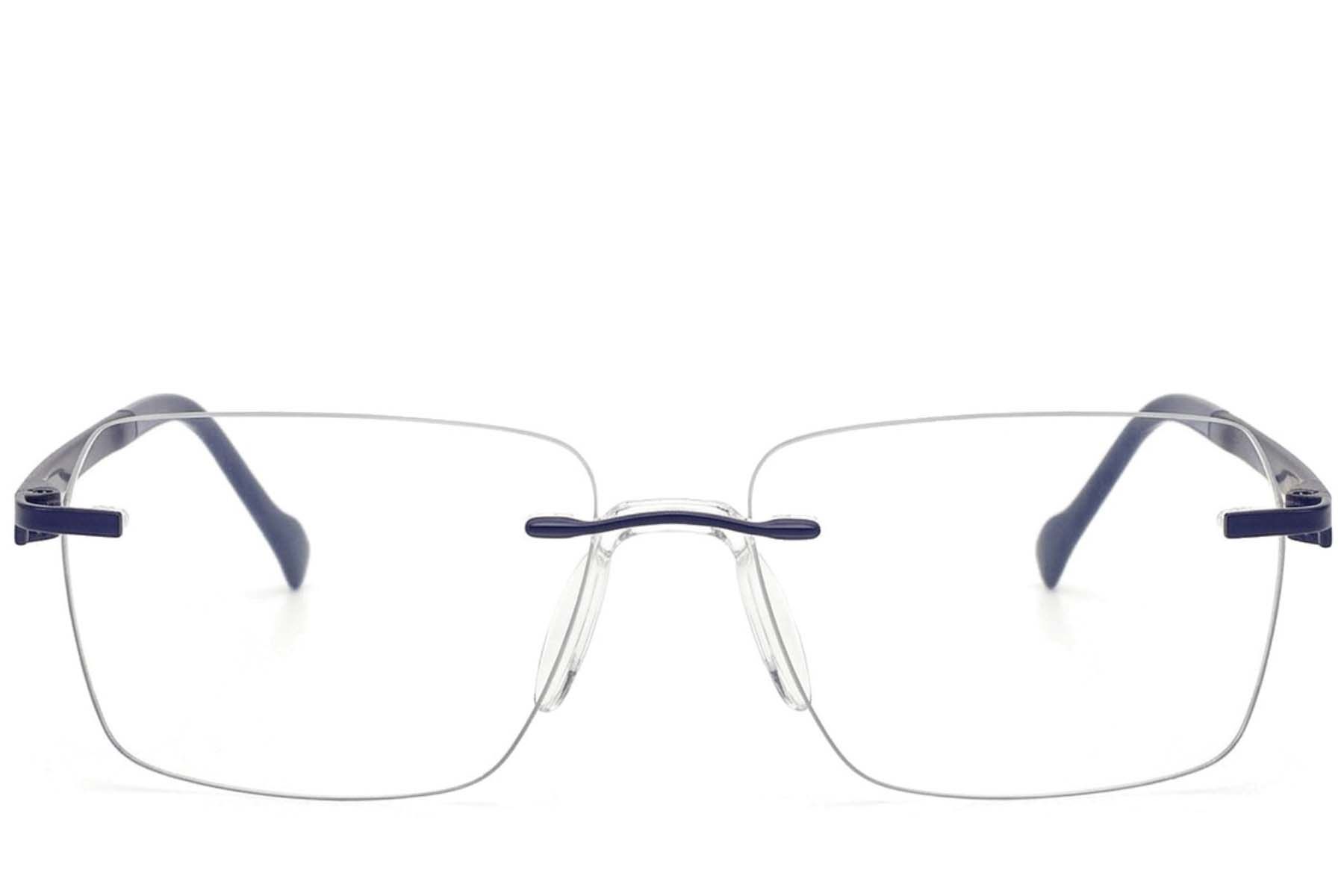 Gafas invisibles de metal azul #BS2012-3317