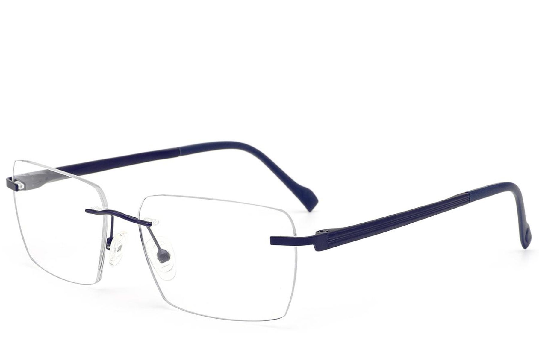 Lunettes invisibles en métal bleu #BS2012-3321