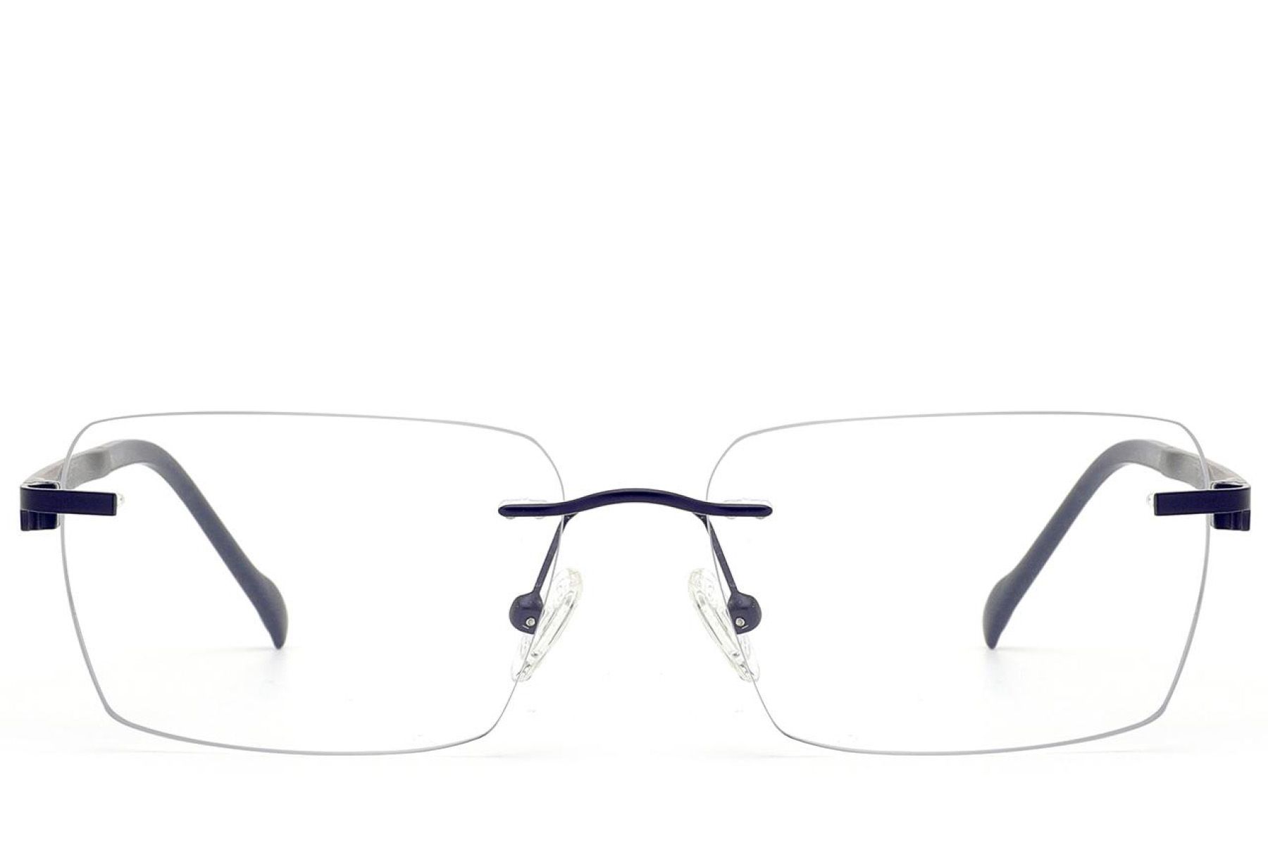 Lunettes invisibles en métal bleu #BS2012-3321
