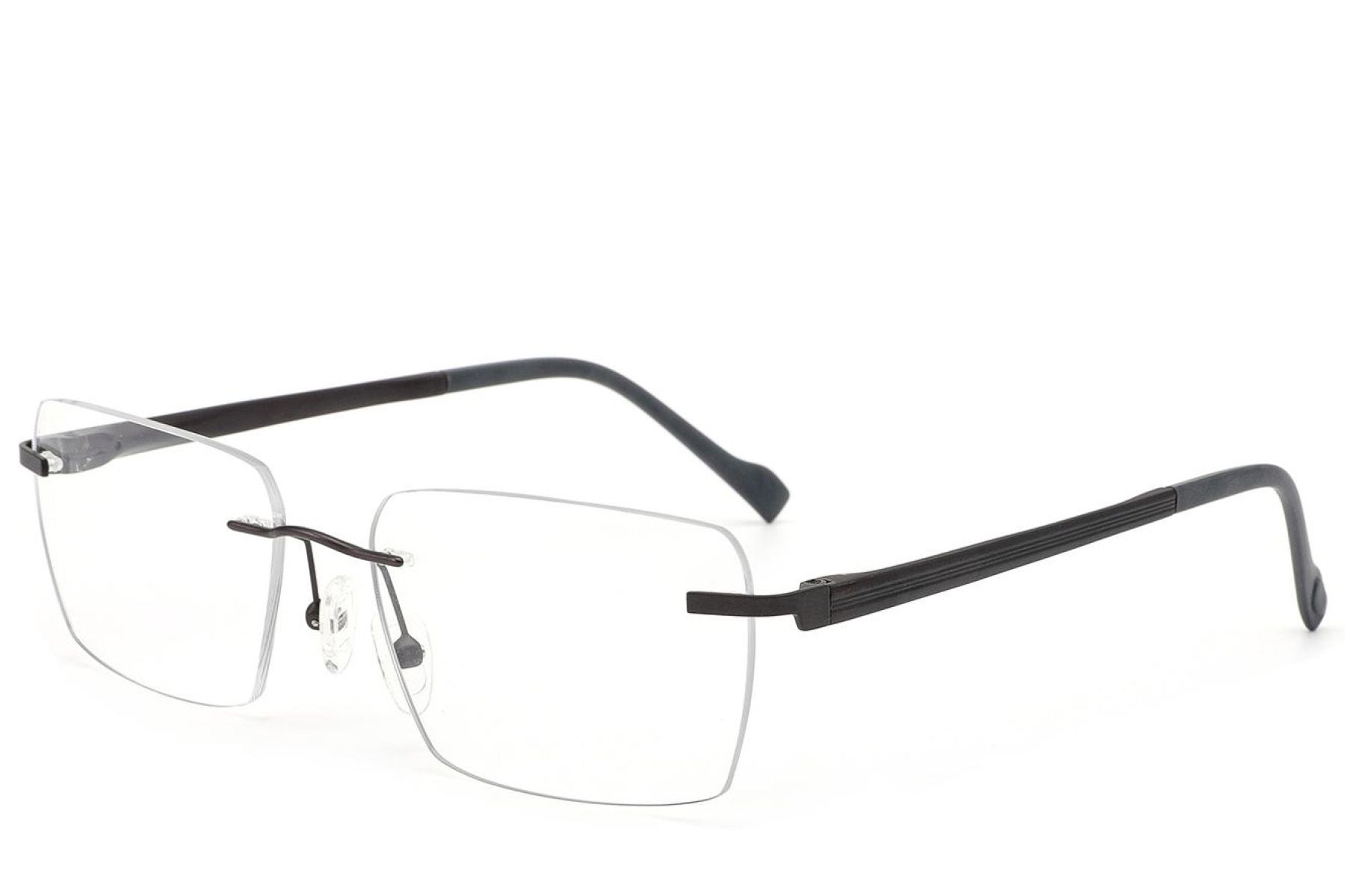 Unsichtbare graue Metallbrille #BS2012-3323