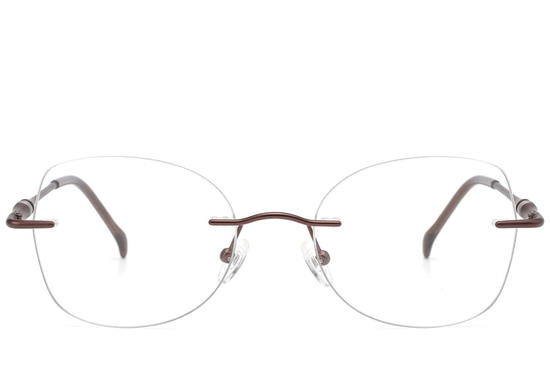 Gafas invisibles de metal de cobre #BS2012-3337