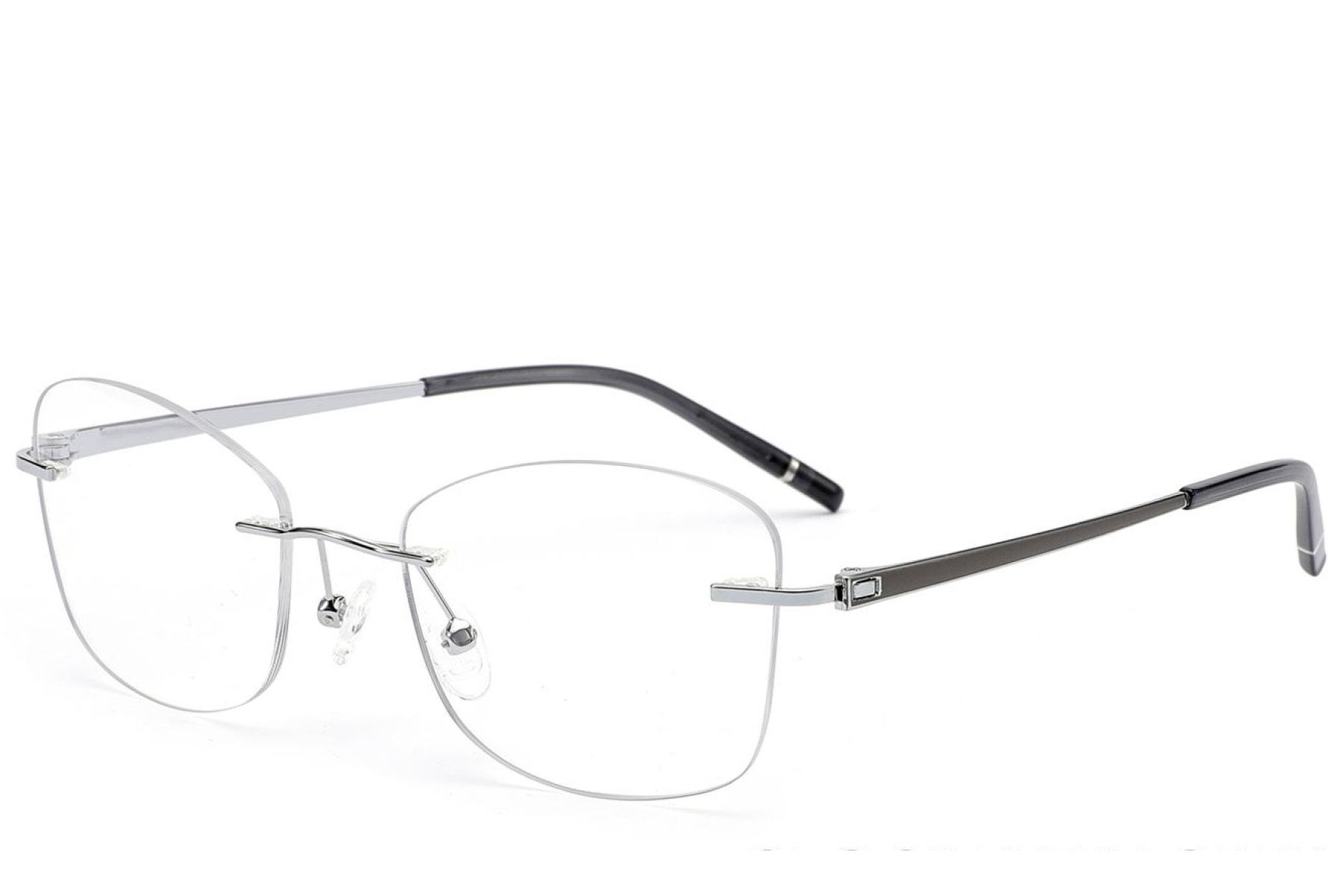 Invisible Silver Metal Glasses #BS2012-3345