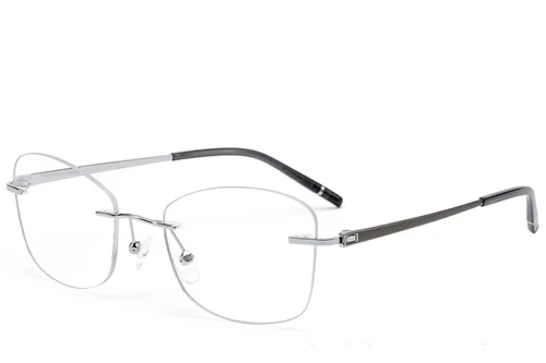 Lunettes invisibles en métal argenté #BS2012-3345