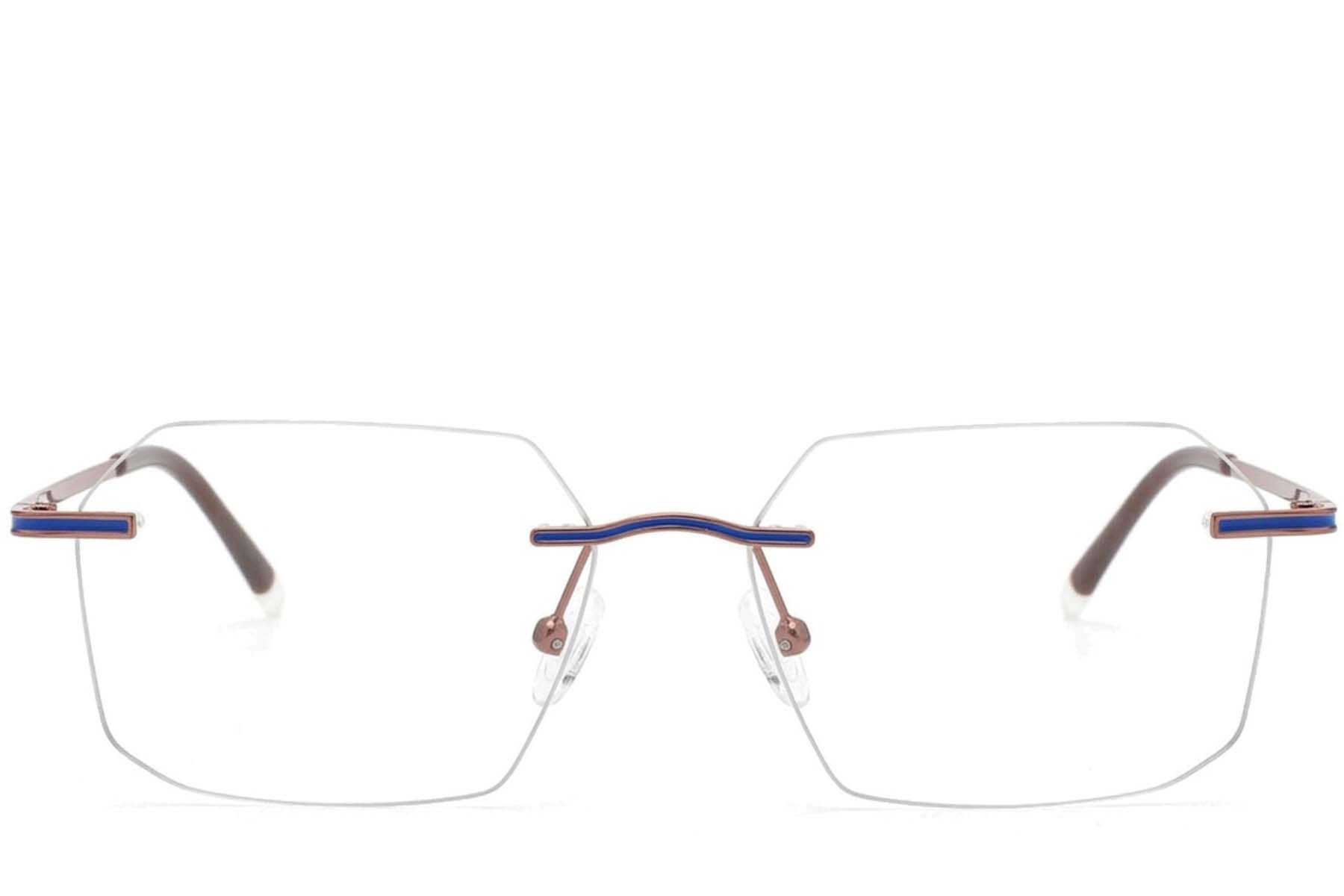 Gafas invisibles de metal de cobre #BS2012-3363