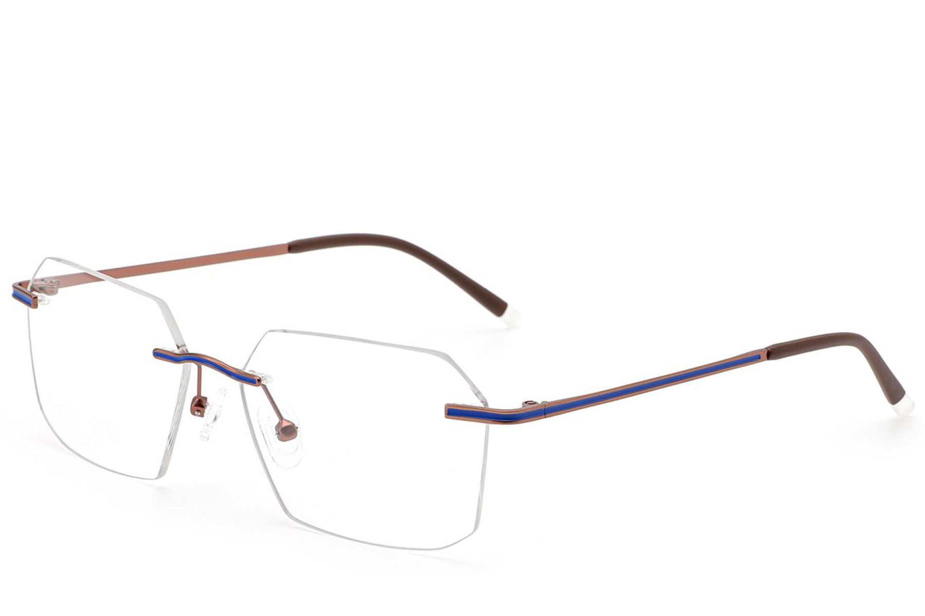 Gafas invisibles de metal de cobre #BS2012-3363