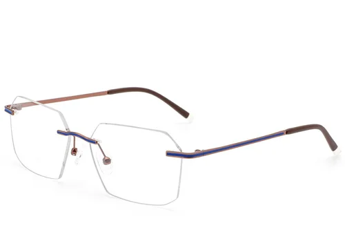 Lunettes invisibles en métal de cuivre #BS2012-3363