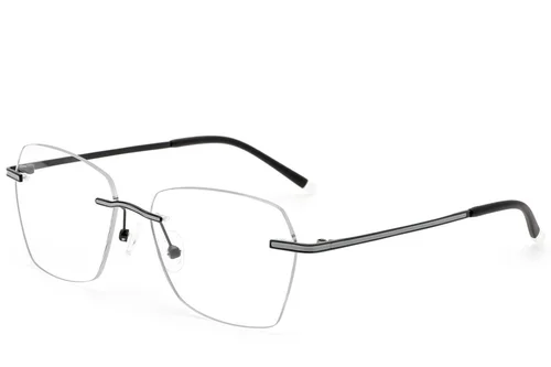 Lunettes invisibles en métal noir #BS2012-3366