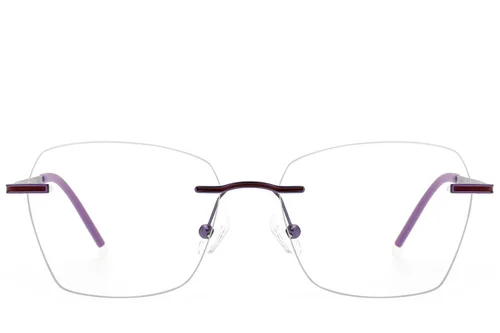 Lunettes invisibles en métal violet #BS2012-3367