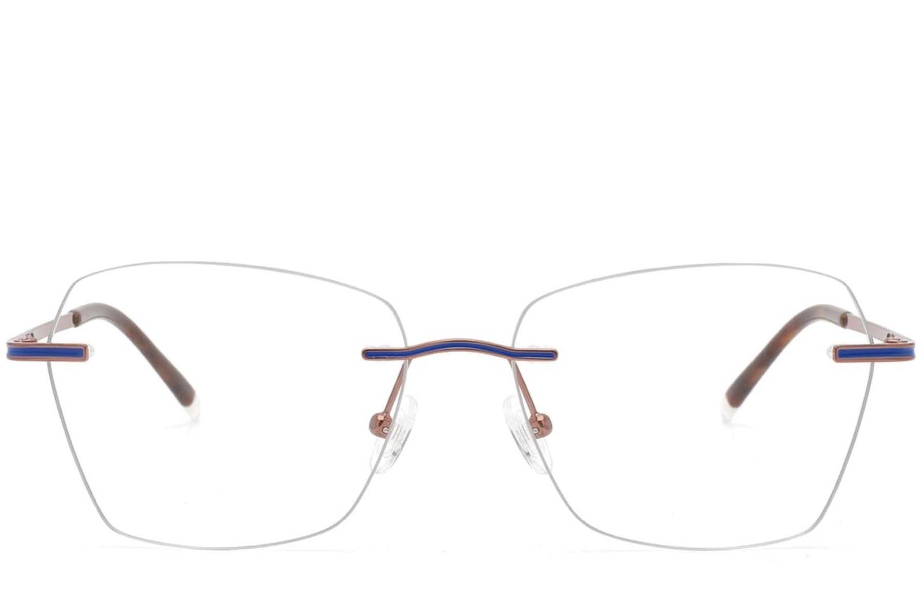 Gafas invisibles de metal de cobre #BS2012-3368