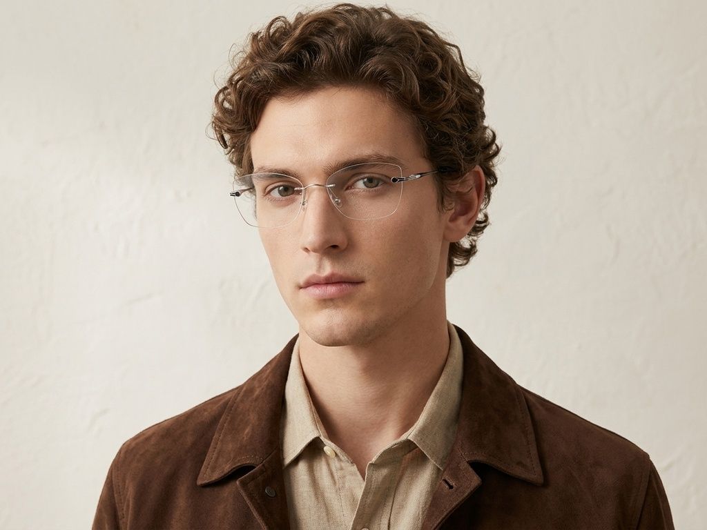 Invisible Silver Metal Glasses #BS2012-3385