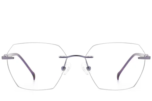 Lunettes invisibles en métal violet #BS2012-3389