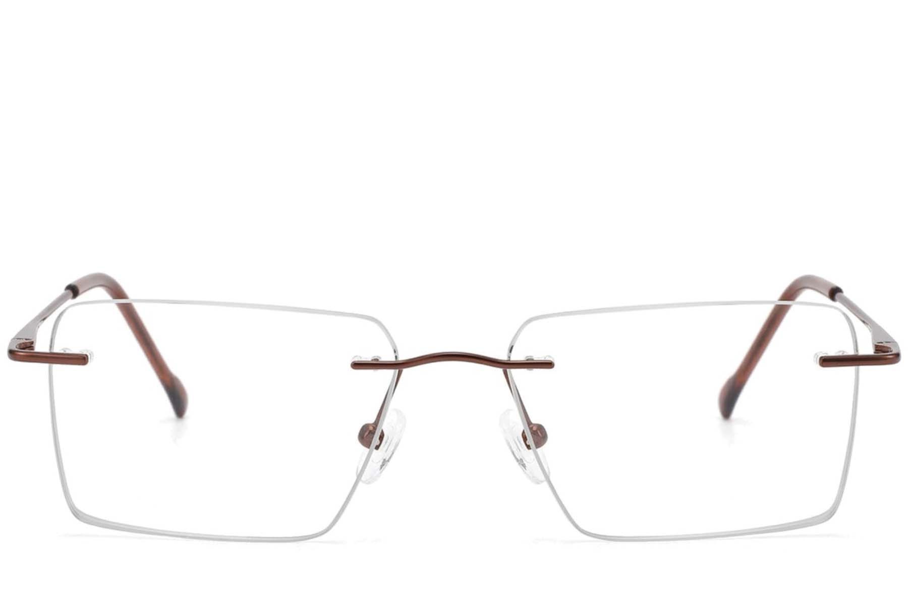 Gafas invisibles de metal de cobre #BS2012-3398