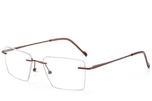 Lunettes invisibles en cuivre métallisé #BS2012-3398