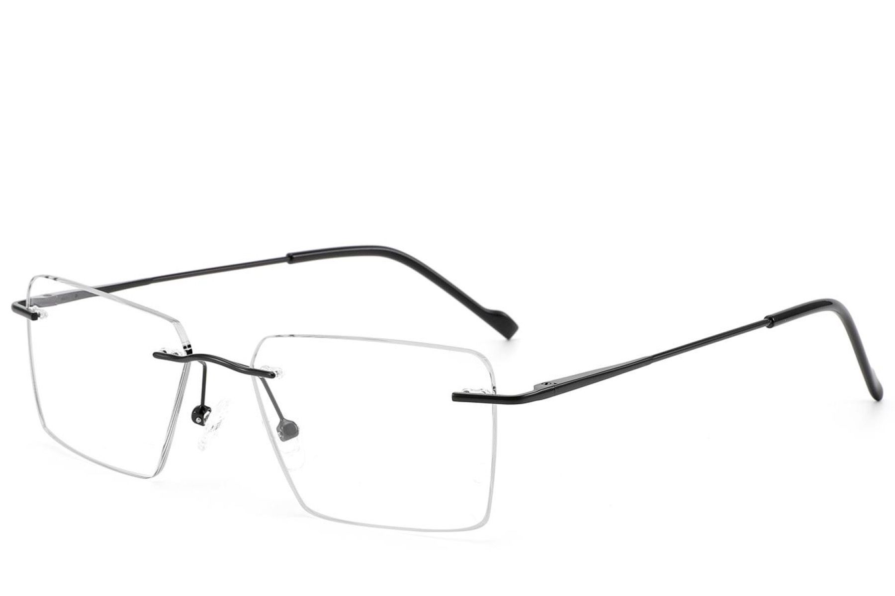 Gafas invisibles de metal negro #BS2012-3400