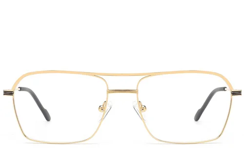 Lunettes aviateur en métal doré #BS2012-3430