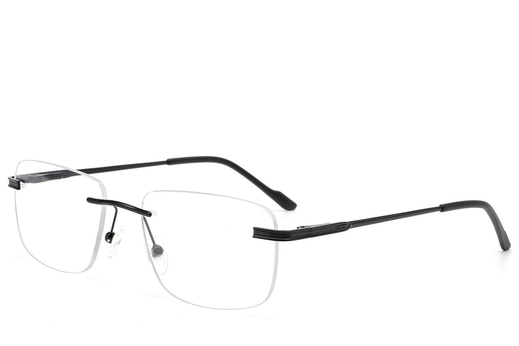 Invisible Black Metal Glasses #BS2012-3443