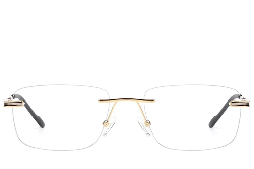 Lunettes invisibles en métal doré #BS2012-3444