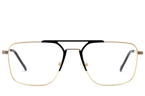 Lunettes aviateur en métal doré #BS2012-3449