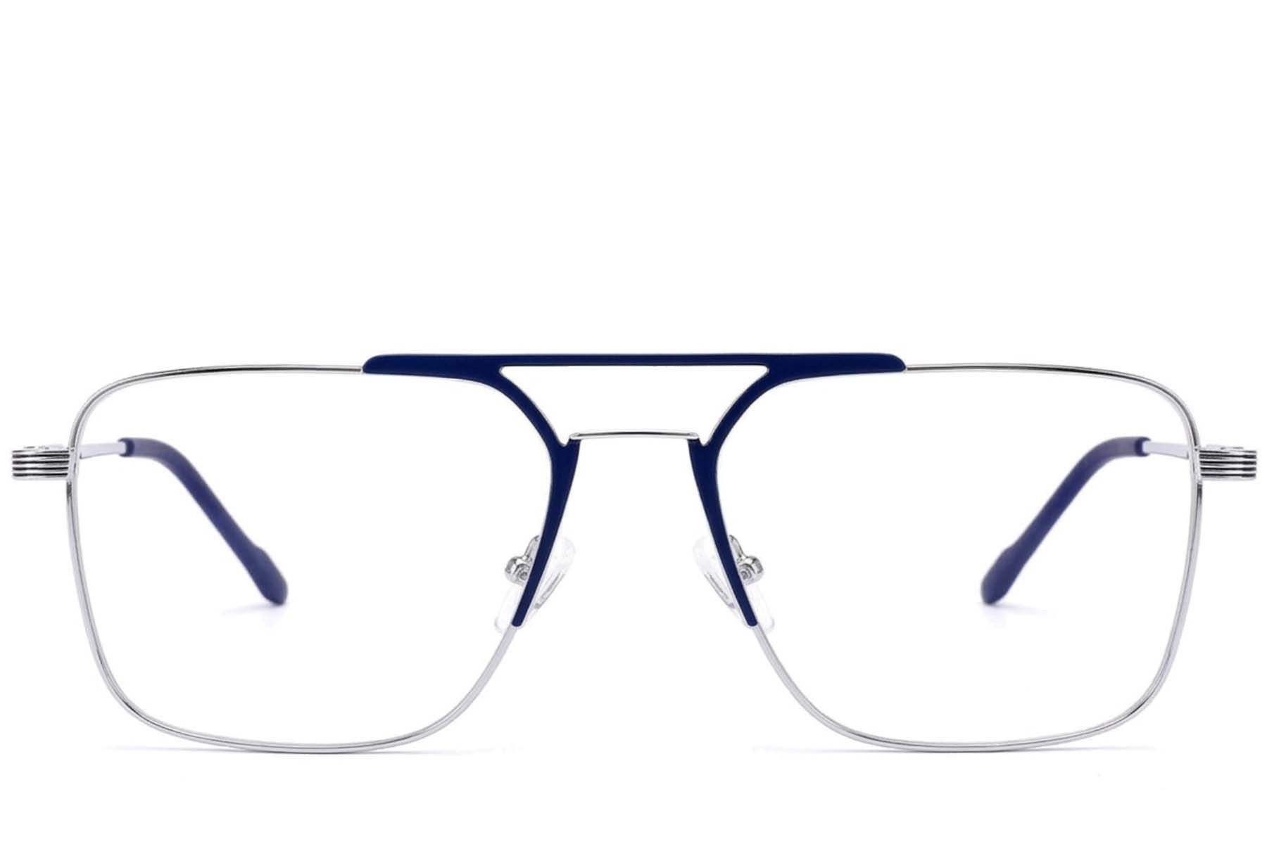 Gafas de sol Aviador plateadas metalizadas #BS2012-3450