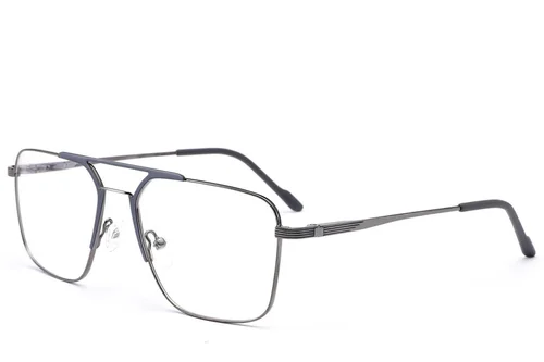 Lunettes aviateur en métal gris #BS2012-3451