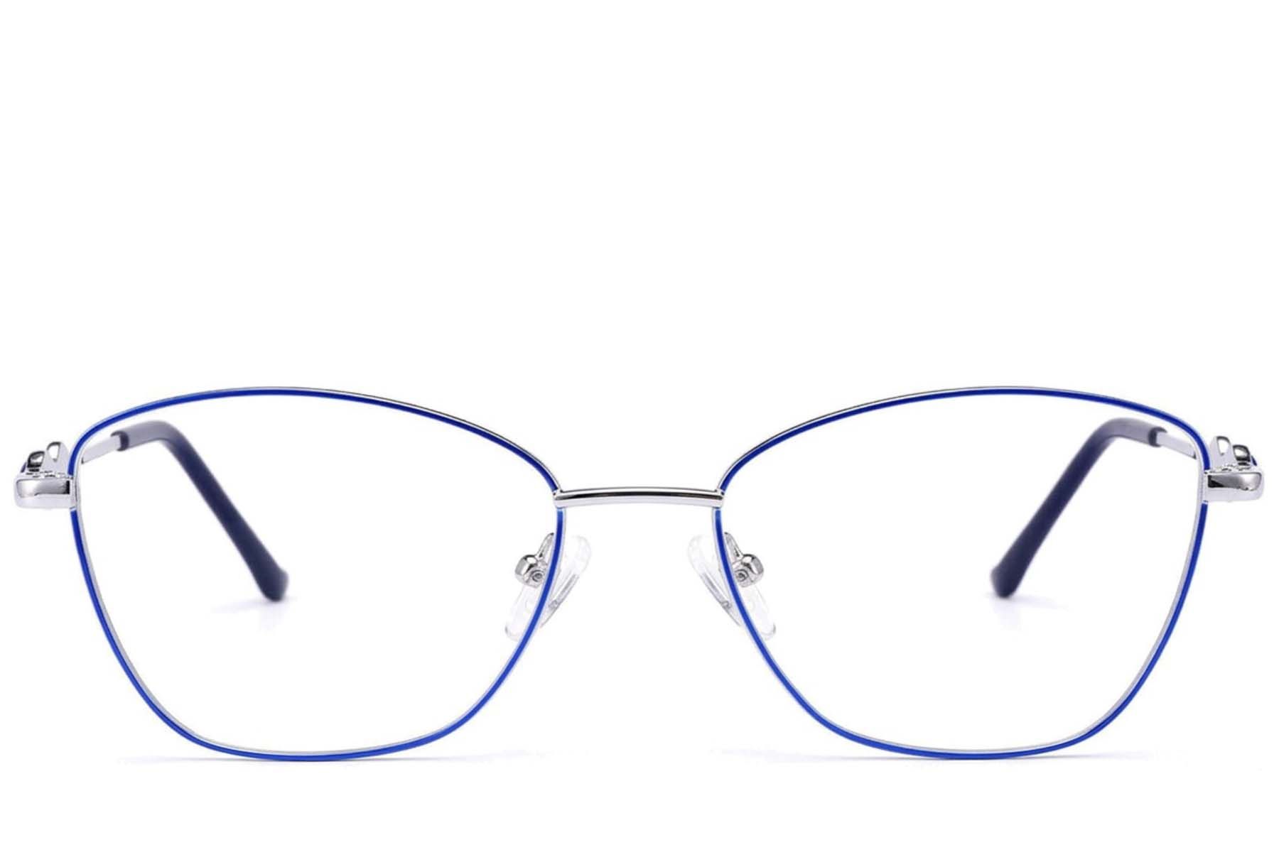 Gafas de metal azul mariposa #BS2012-3464