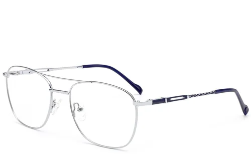 Lunettes aviateur en métal argenté #BS2012-3474