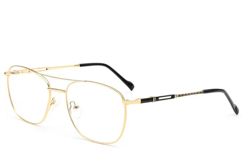 Lunettes aviateur en métal doré #BS2012-3475