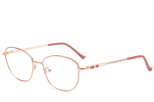 Lunettes papillon orange en métal #BS2012-3495
