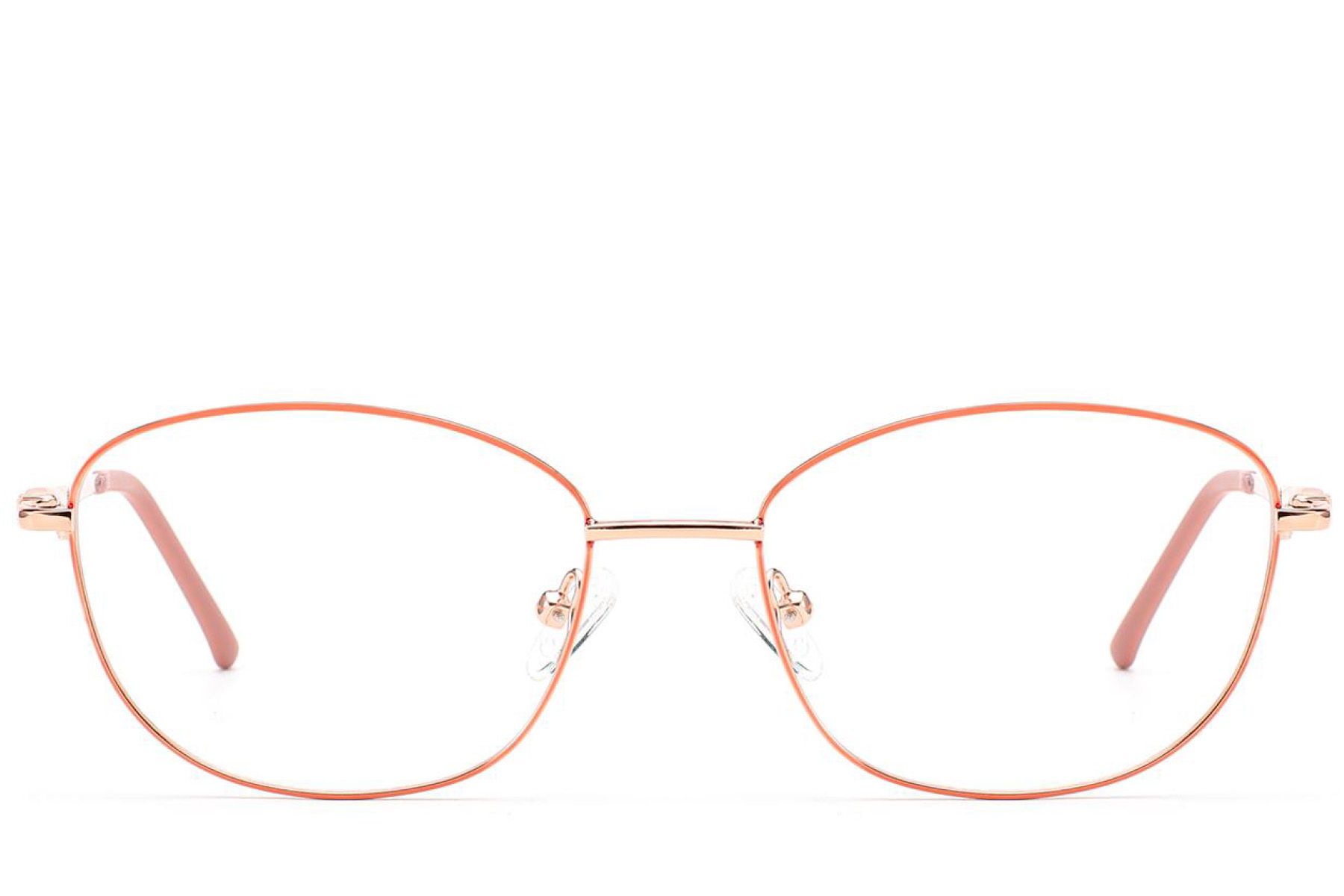 Butterfly Orange Metal Glasses #BS2012-3495