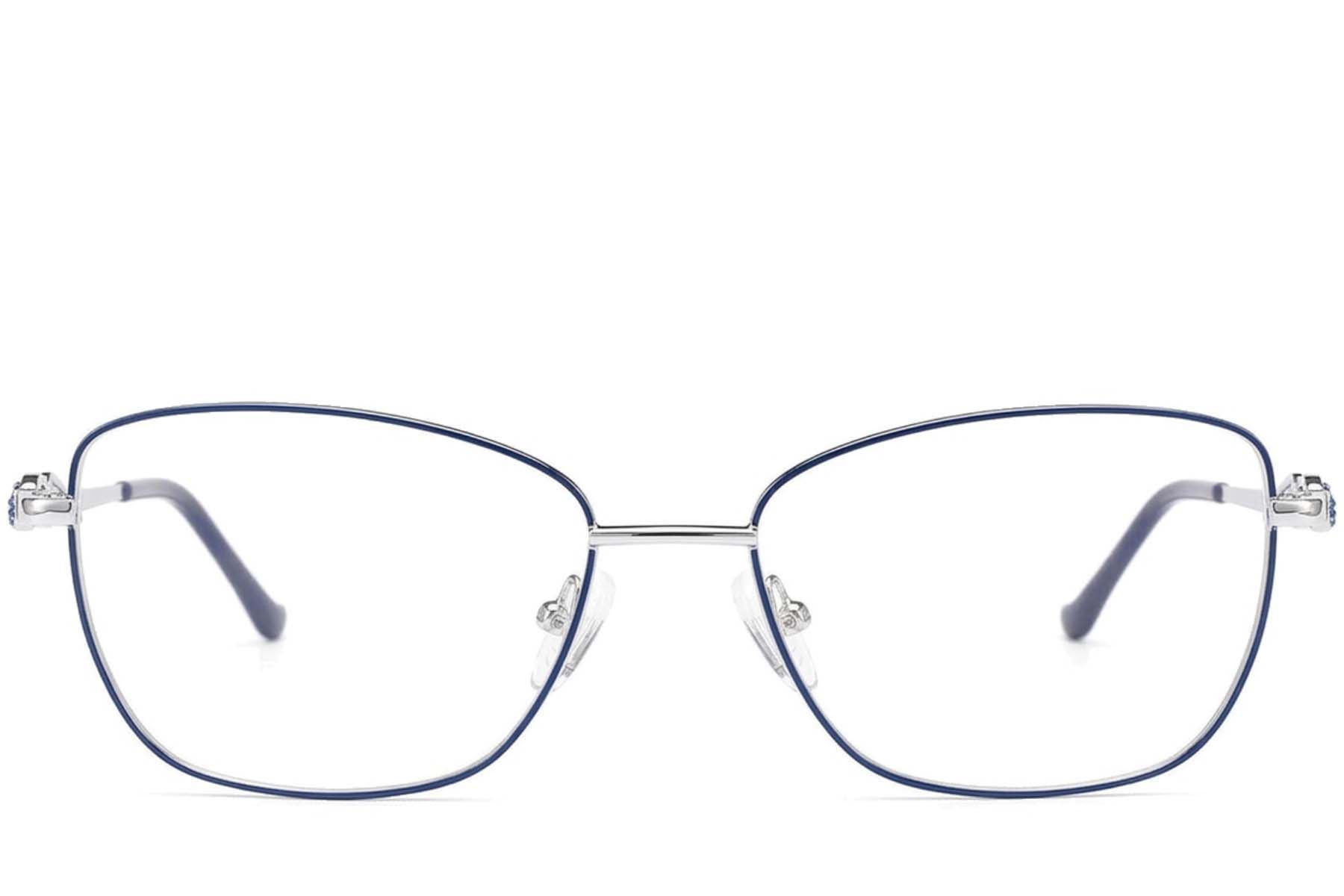 Gafas de metal azul mariposa #BS2012-3498