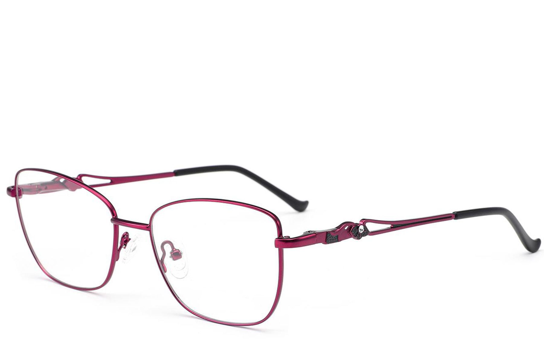 Gafas metálicas color púrpura con forma de mariposa #BS2012-3501