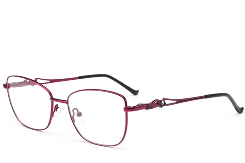 Lunettes papillon violettes en métal #BS2012-3501