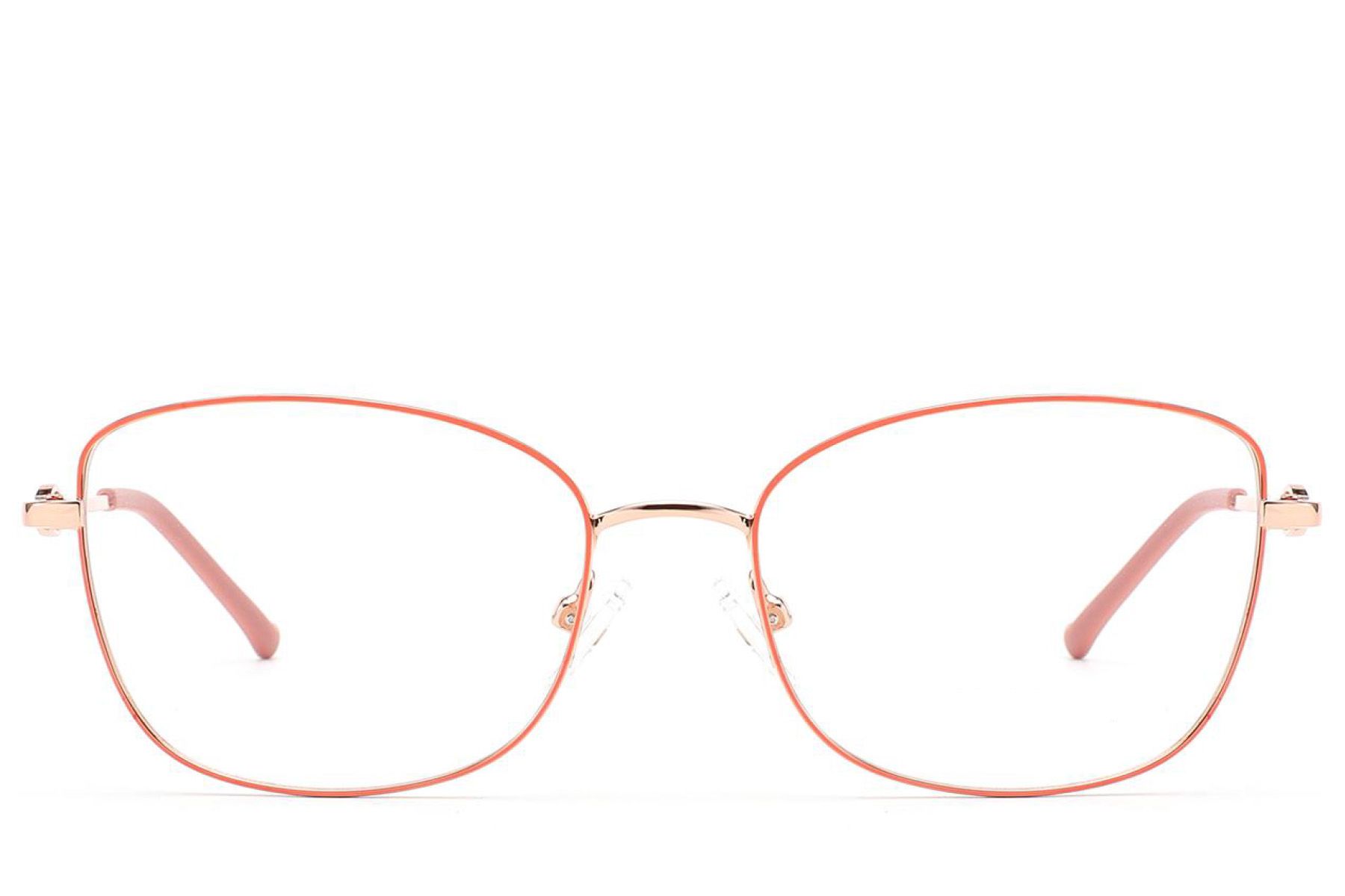 Butterfly Orange Metal Glasses #BS2012-3505