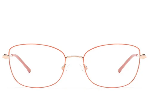 Lunettes papillon orange métal #BS2012-3505