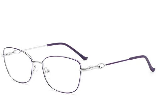 Lunettes papillon violettes en métal #BS2012-3506