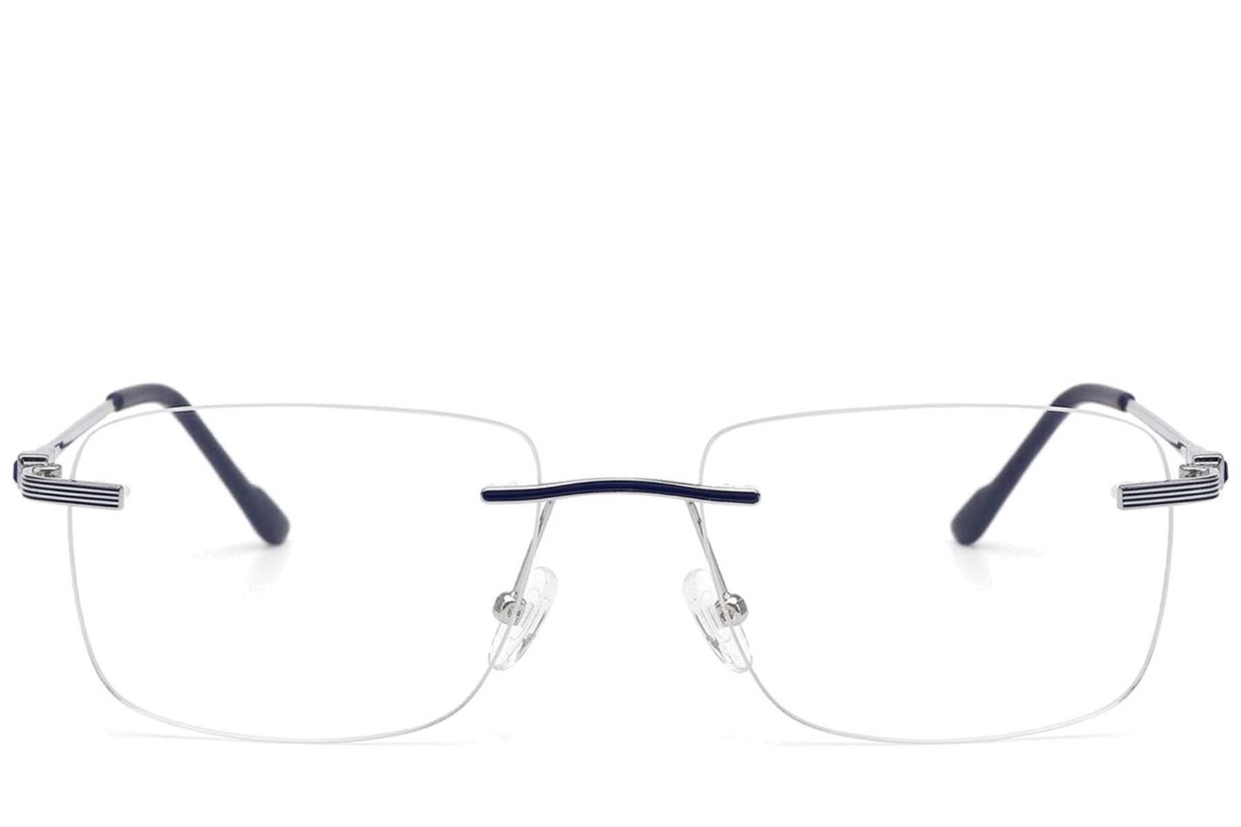 Gafas invisibles de metal azul #BS2012-3524