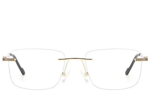 Lunettes invisibles en métal doré #BS2012-3525
