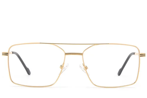 Lunettes aviateur en métal doré #BS2012-3529