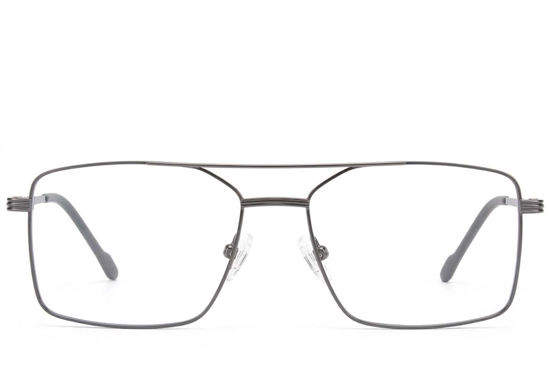 Gafas de sol Aviador Gris Metalizado #BS2012-3532