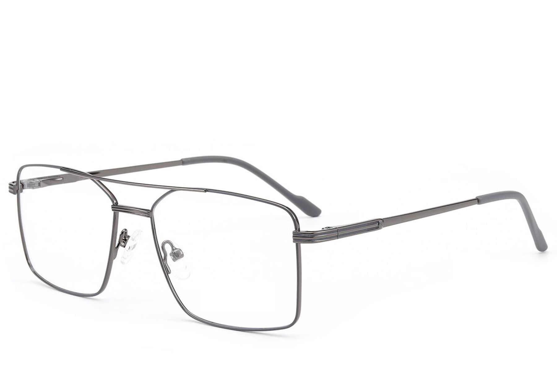 Gafas de sol Aviador Gris Metalizado #BS2012-3532