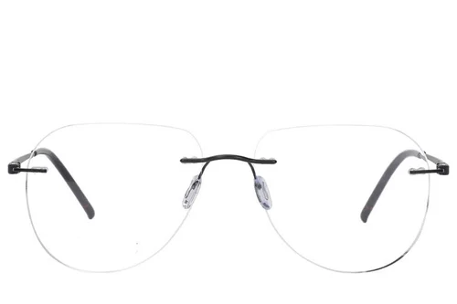 Lunettes invisibles en métal noir #BS2012-3533